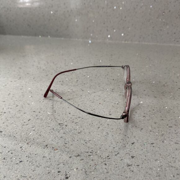 SAFILO SAF 5001 E13 47 15 135 Eyeglass Frames Made in Italy Red Brown - Picture 7 of 7